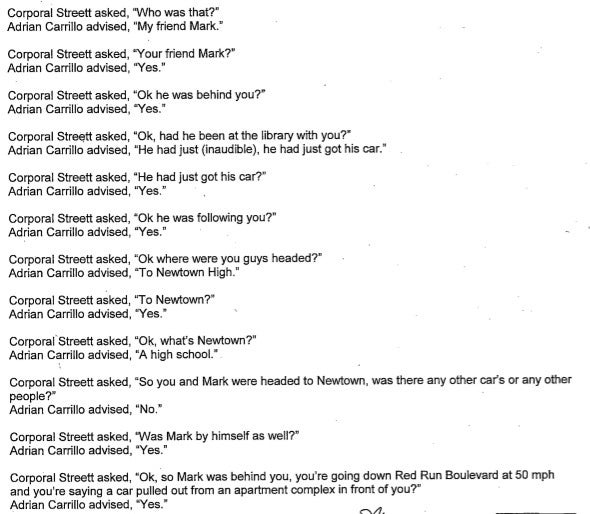 Police Report Interview 3 