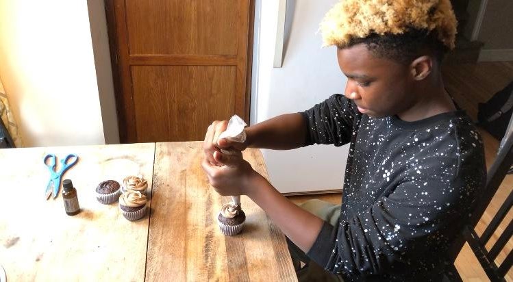 Michael's Desserts 14yearold baker gives one cupcake to the homeless