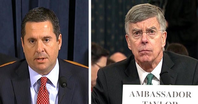 Day 1, Part 6: Devin Nunes begins Republican questioning of Taylor and Kent