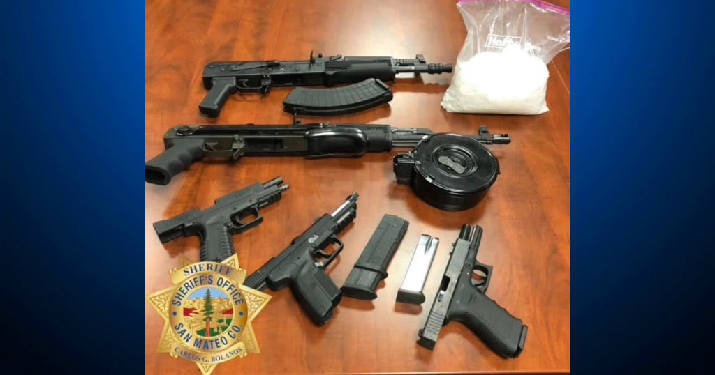 Two Dozen Arrested In Massive San Mateo County Gun And Drug Bust CBS