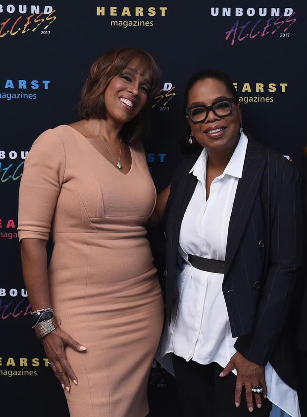 Gayle King and Oprah Winfrey 
