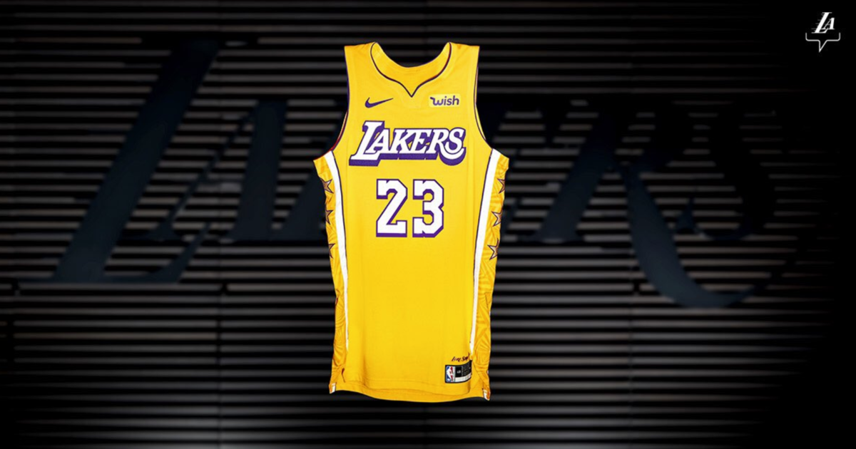 LA Lakers Basketball Jersey Design