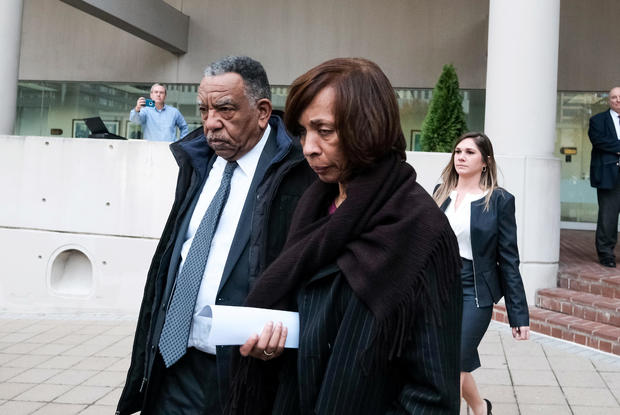 Former Baltimore Mayor Catherine Pugh leaves the U.S. District Court, in Baltimore 