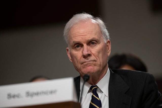 Secretary Of The Navy Richard Spencer Testifies To The Senate Armed Services Committee 