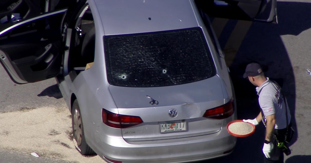 2 Wounded, Car Riddled With Bullets In NW Miami-Dade Shooting - CBS Miami