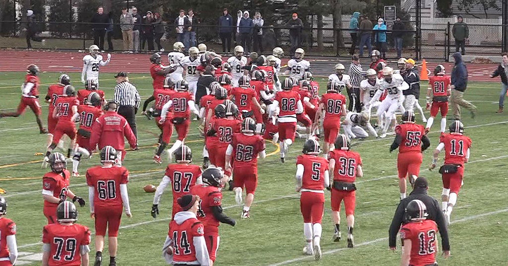 WellesleyNeedham High School Football Game Ends With Brawl CBS Boston