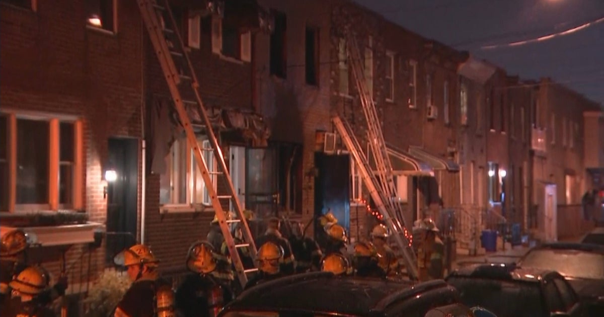 Police: Elderly Woman Dies In South Philadelphia House Fire - CBS ...