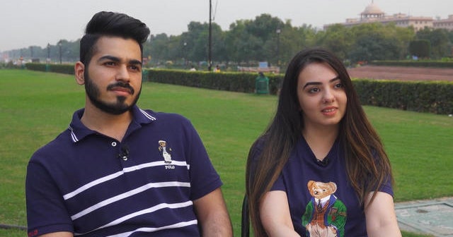 Indian couple on their modern-day arranged marriage