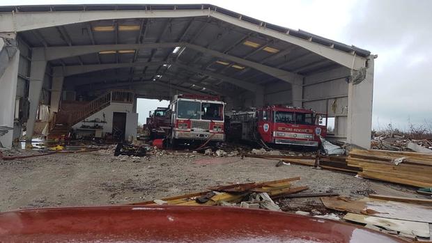 Marsh Harbour Fire Rescue Damage 