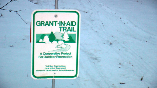 Snowmobile Trail Sign 