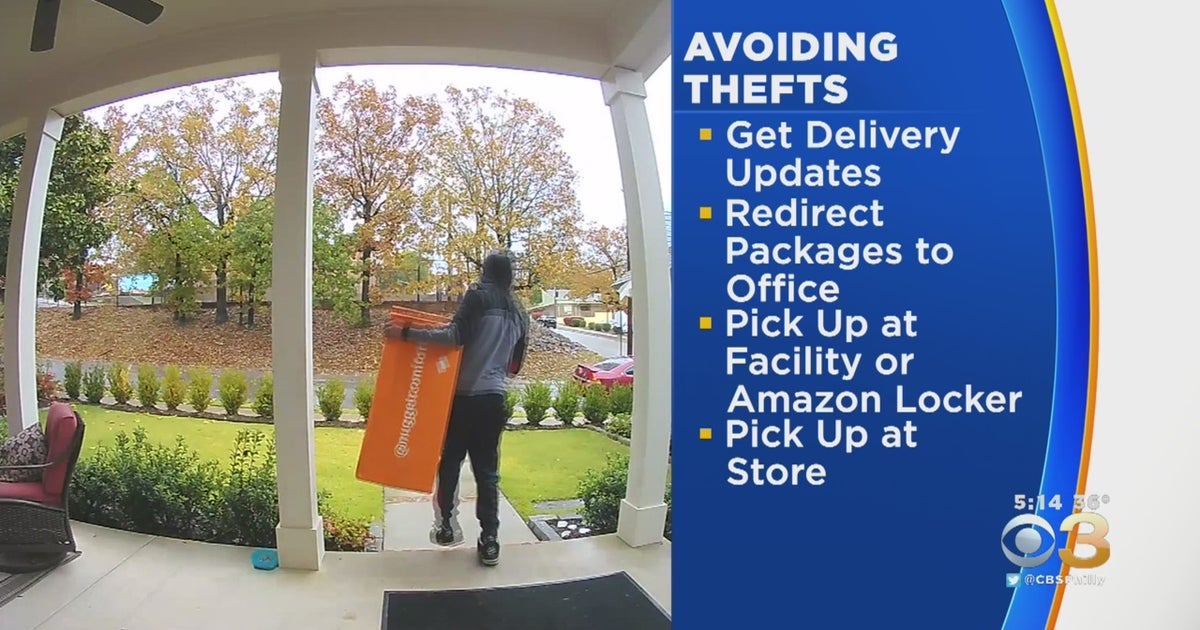 Tips To Keep Porch Pirates From Stealing Your Holiday Deliveries CBS