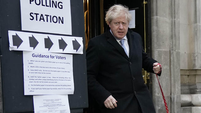 British Political Leaders Cast Their Vote In The UK General Election 