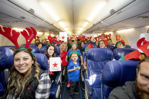 Macy's Believe Campaign: Santa Takes Flight - Dallas 
