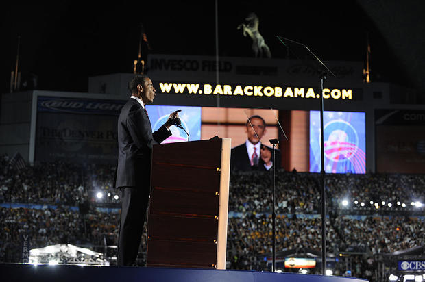 Democratic Presidential candidate Barack 