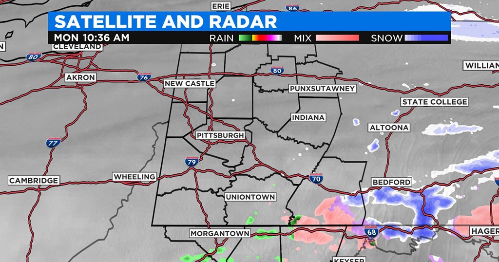 Pittsburgh Weather: Showers And Snow Start The Week - CBS Pittsburgh