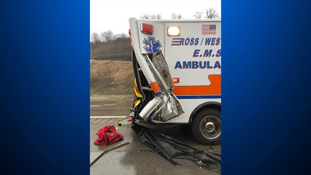 ross township ambulance struck 2 