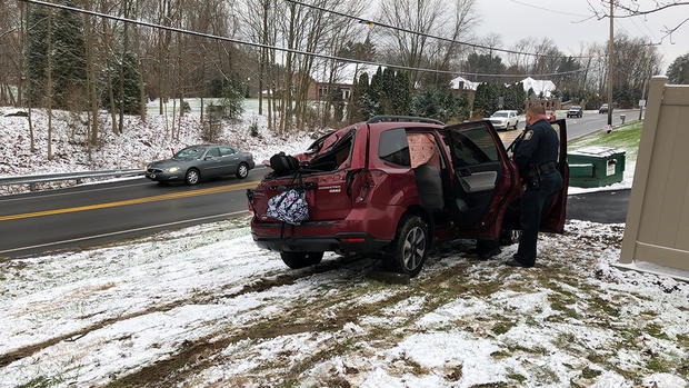 north huntingdon car into creek 