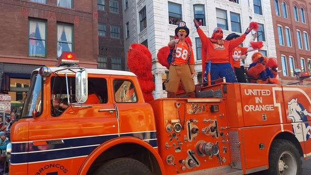 parade orange truck rescue rob 