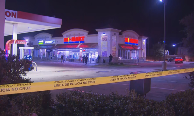 Southeast Dallas drive-by shooting scene 