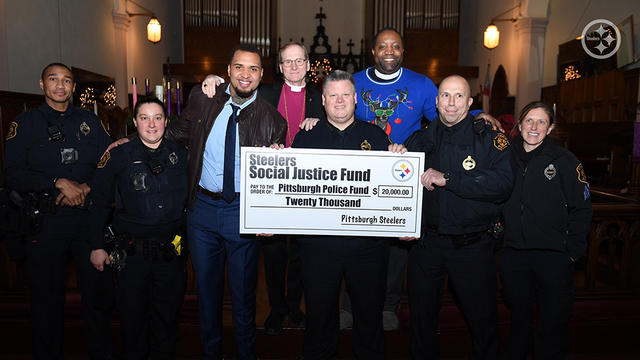 Steelers, players make first donation of Social Justice Grant