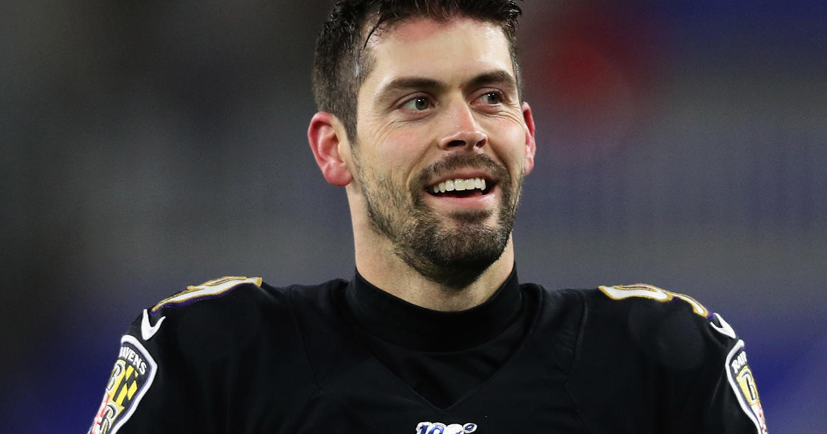 Uniform Worn by Ravens Kicker Justin Tucker on Display at Hall of Fame