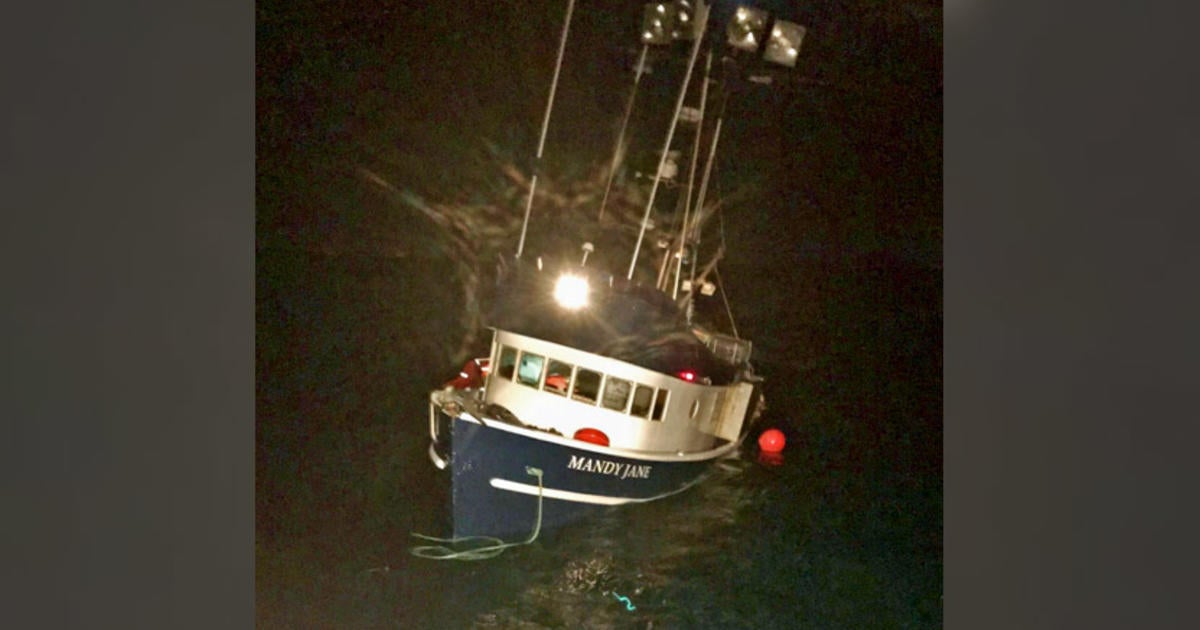 Crew of 5 Rescued From Sinking Fishing Boat Off S.F. Coast - CBS San ...