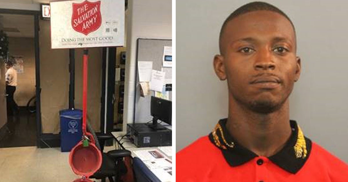 Man Arrested In Theft Of Salvation Army Kettle Outside Macy's, Kettle
