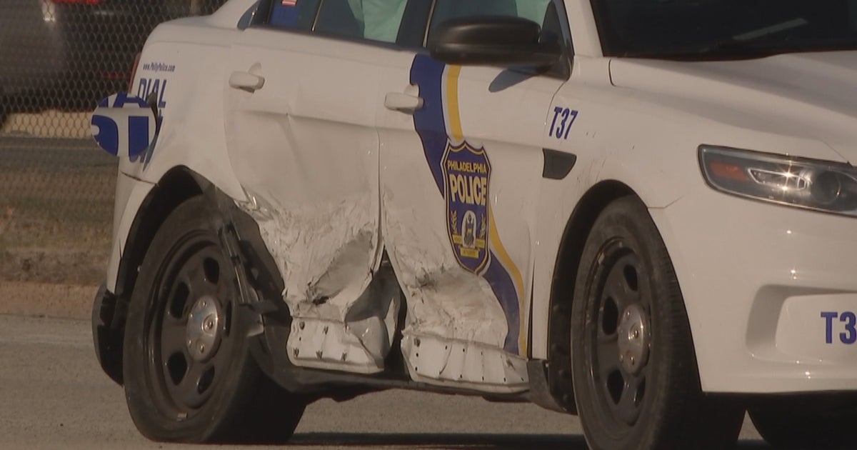 Philadelphia Police Officer Injured After Crash Near Stadiums - CBS ...
