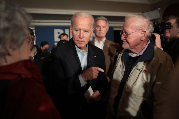 Democratic Presidential Candidate Joe Biden Campaigns  To Iowa 