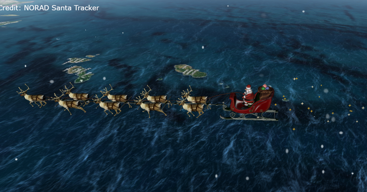 NORAD Tracking Santa Claus' Sleigh As He Delivers Millions Of Presents