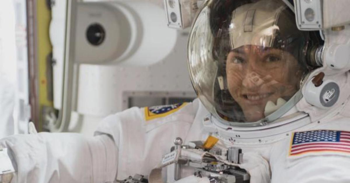Astronaut Christina Koch Set To Break Record For Longest Spaceflight By A Woman Cbs News