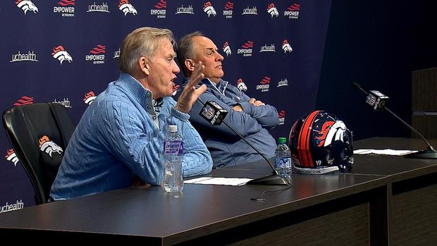 John Elway and Vic Fangio 
