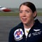 Female Thunderbird pilot inspiring others to "chase a dream"