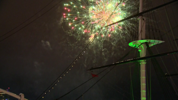 New Year's Fireworks Inner Harbor 6 