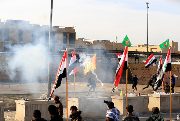 Protests at the U.S. Embassy in Baghdad 