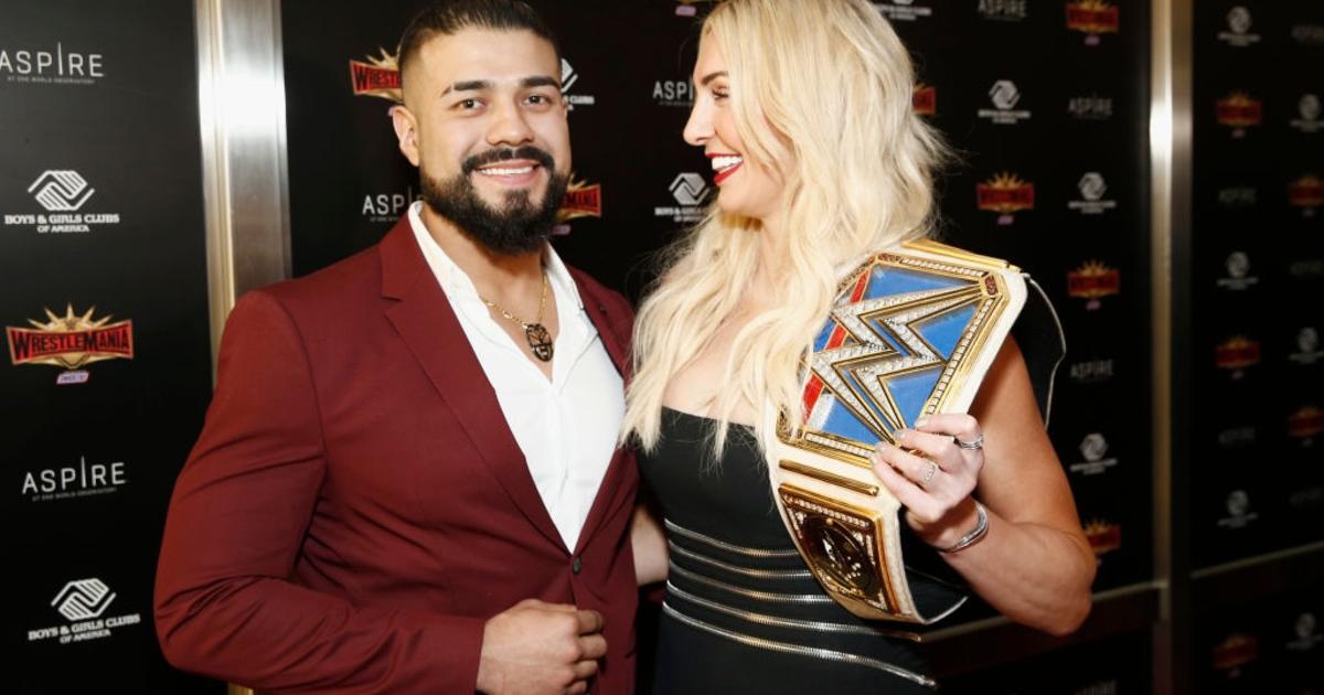 1200px x 630px - Charlotte Flair And Andrade, WWE's Newest Power Couple, Get Engaged - CBS  New York