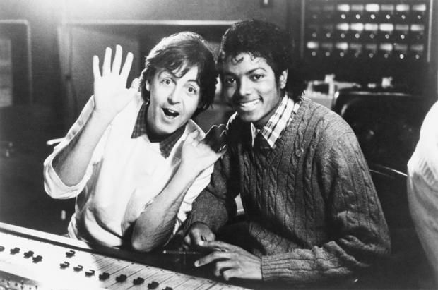 Paul McCartney with Michael Jackson 