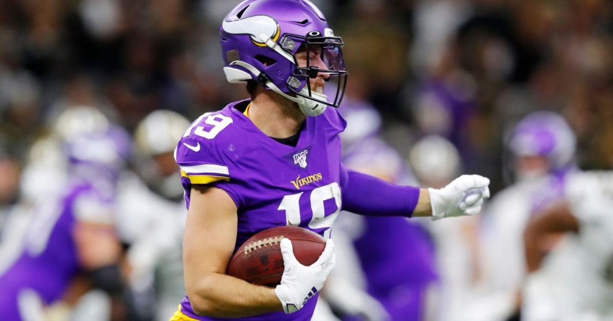 Vikings' Stefon Diggs misses practice; Adam Thielen suffers injury