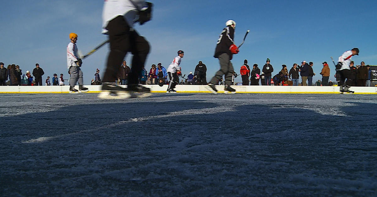 Cold Snap Is Godsend For Lake Pond Hockey Tournament CBS