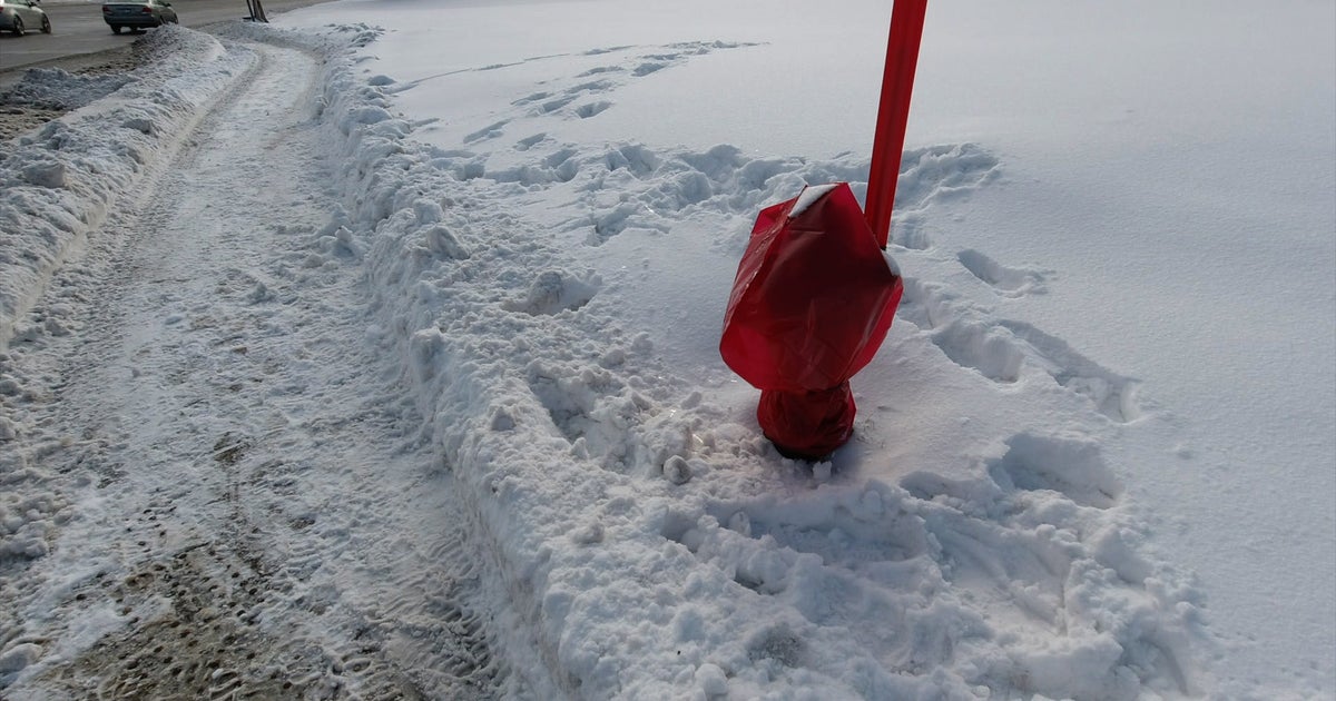 Why Are Fire Hydrants Covered In Red Plastic Bags? CBS Minnesota