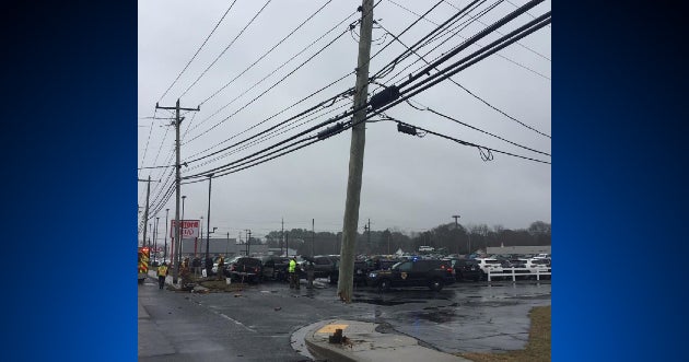 Police Drugged Driver Falls Asleep, Crashes Into Car Dealership Lot
