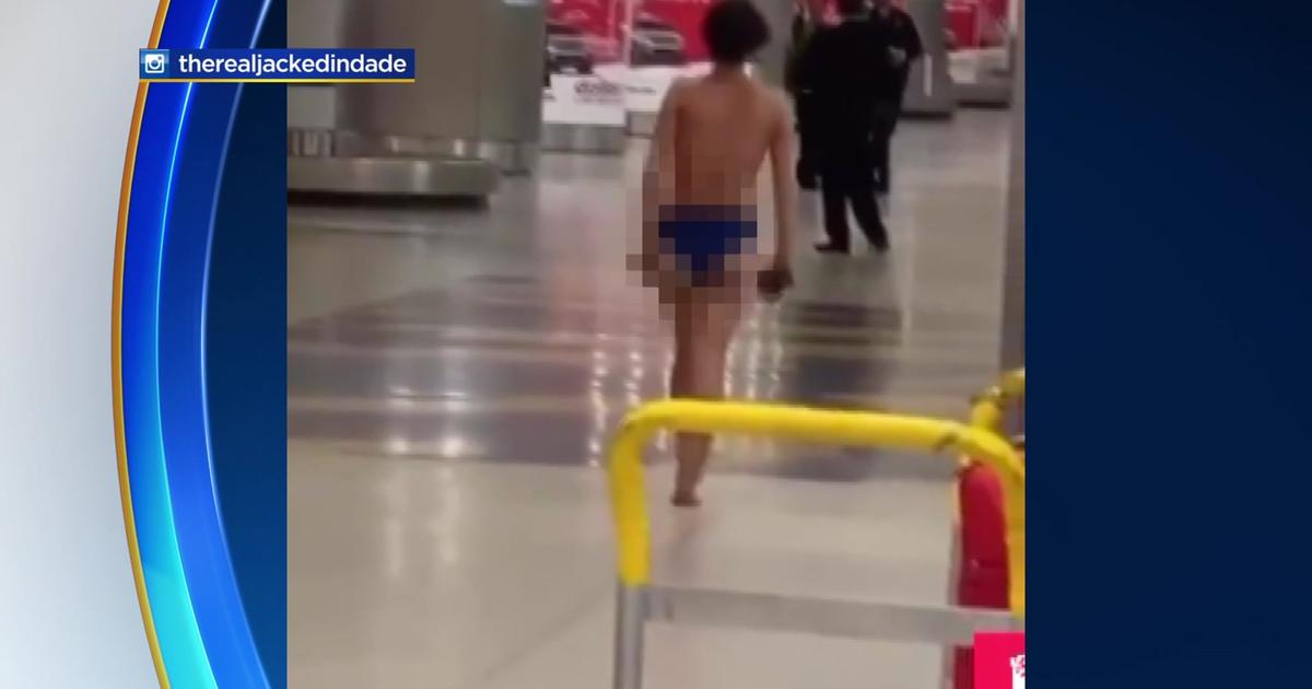 Woman Caught On Camera Walking Naked Through Miami International Airport Cbs Miami