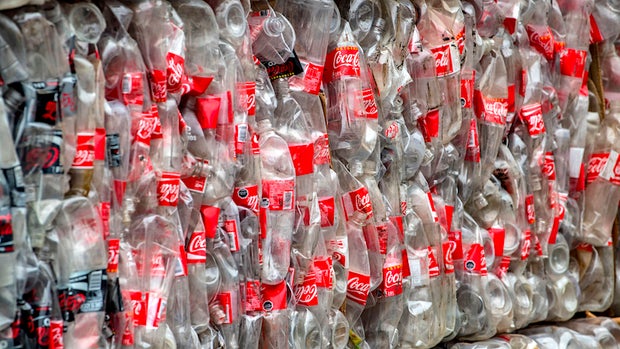 plastic soda bottles 