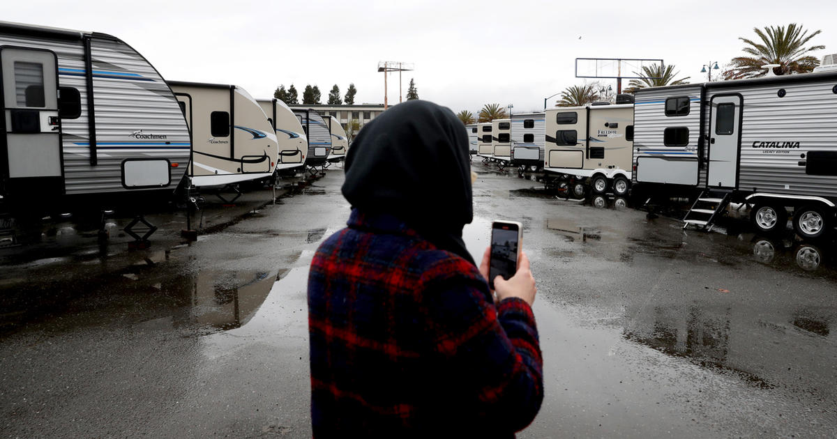 Stockton Getting Trailers To Help Homeless, Gov. Newsom Announces - CBS ...