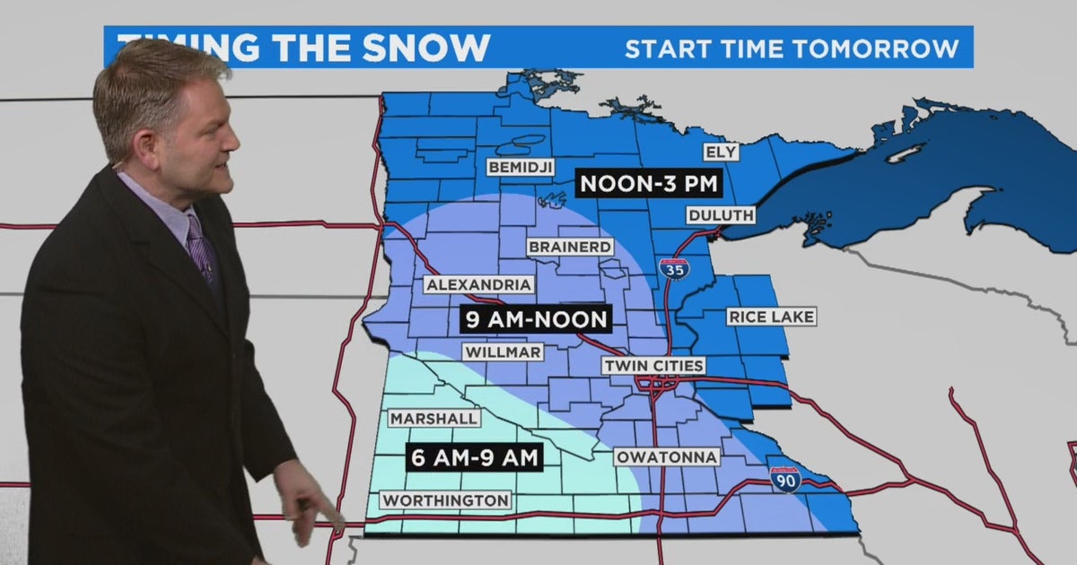 Minnesota Weather 810 Inches Of Snow Expected In Metro; Foot Possible