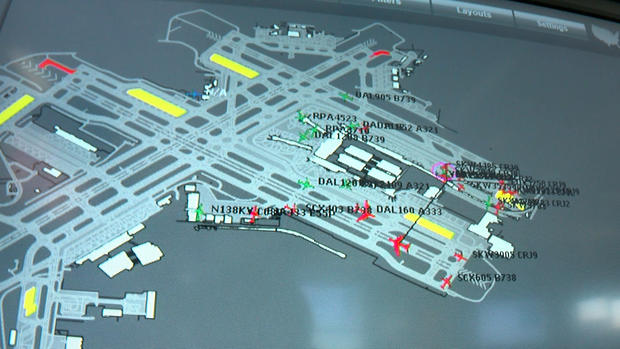 MSP Airport Flight Map 