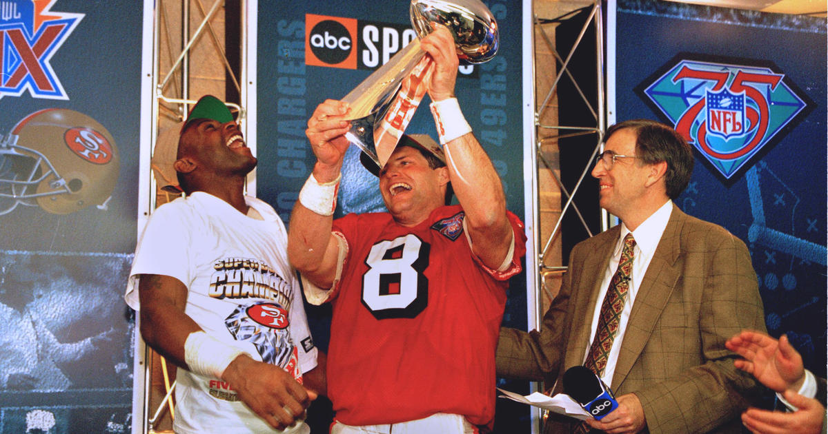 Super Bowl history, Super Bowl XXIX: Steve Young gets the monkey