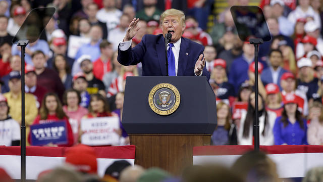 President Donald Trump Rallies His Supporters At Campaign Stop In Wisconsin 