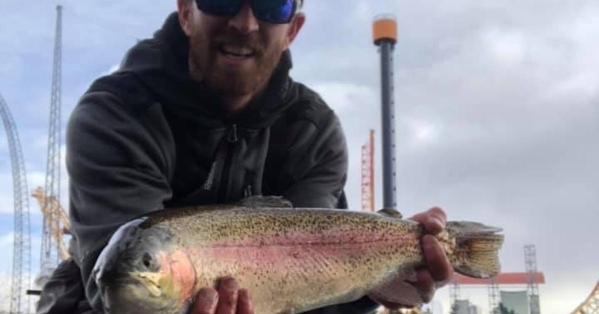 Check Out This Huge Rainbow Trout Caught In The Platte River In