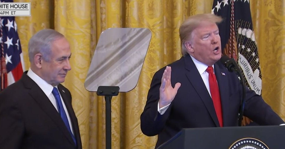 President Trump Unveils Mideast Peace Plan - CBS Miami